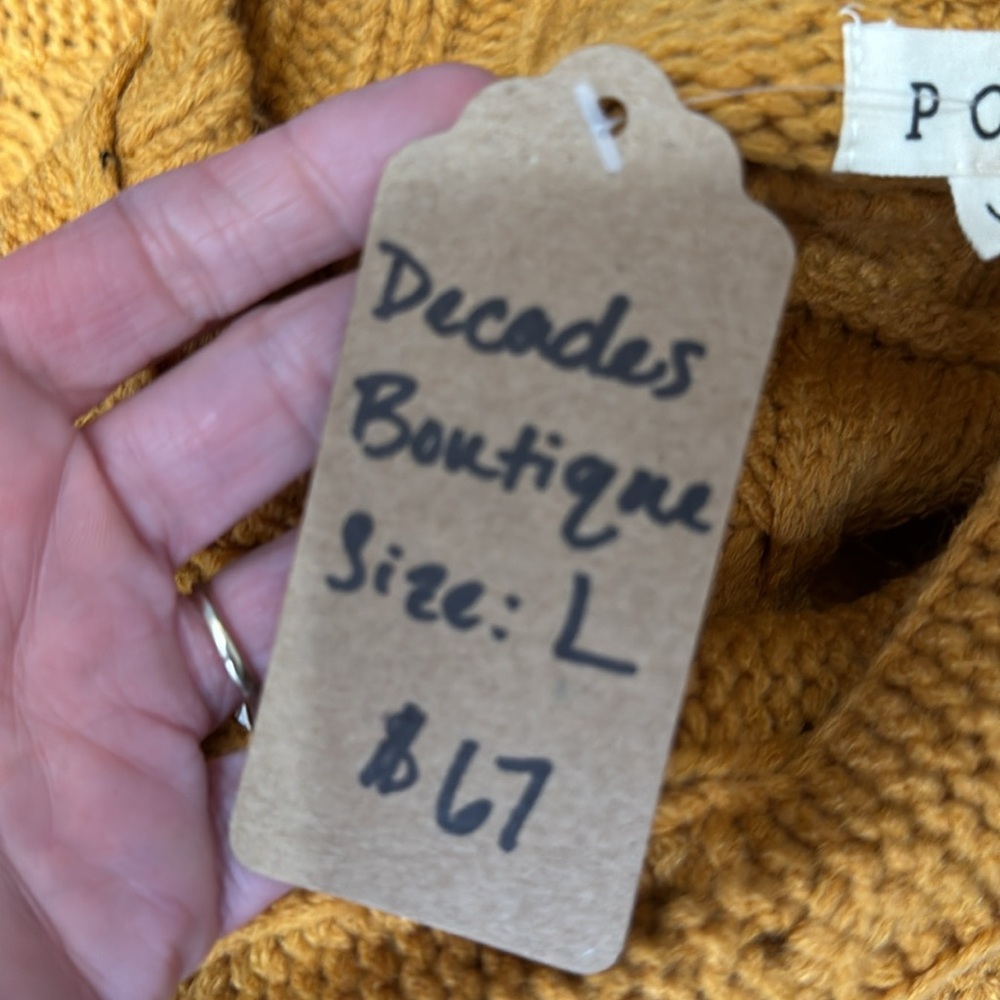 Women’s POL Crop Sweater - Picture 5 of 5